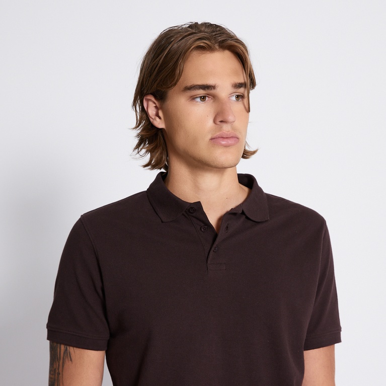 Polo shirt "Alan" Dark Brown